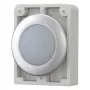 Eaton RMQ-Titan vlakke ronde signaallampkop, witte lens, chroom frontring, M30C-FL-W 183287