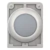 Eaton RMQ-Titan vlakke ronde signaallampkop, witte lens, chroom frontring, M30C-FL-W 183287
