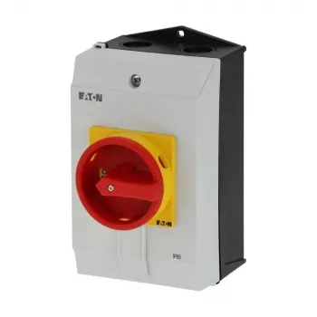 Eaton P1-40/I2H/SVB hoofdschakelaar met noodstopfunctie, afsluitbaar, 40 A, 690 V, 3-polig, frontmontage, IP65 199922
