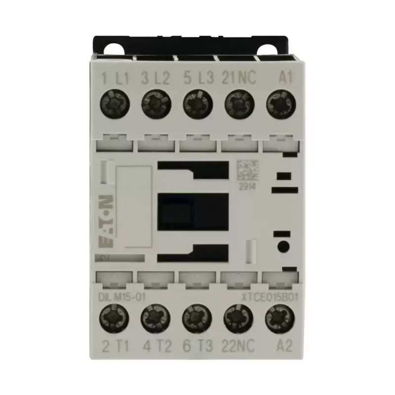 Eaton DILM15-01 schakelaar, 3-polig, 15 A, 230 V AC spoel, 1 NC hulpcontact 290093