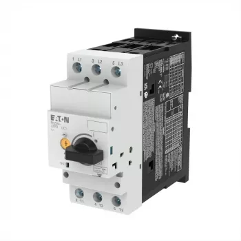 Eaton PKZM4-50 motorbeveiligingsschakelaar, 3-polig, 50 A, 40-50 A overbelasting, schroefklemmen, DIN-rail 222355