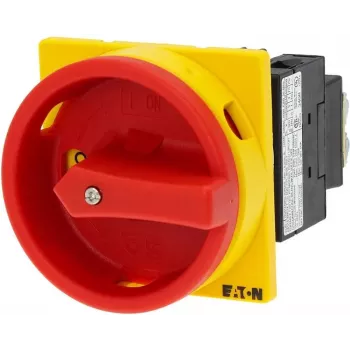 Eaton T0-2-1/EA/SVB afsluitbare nokkenschakelaar 20 A 690 V 1 x 90° geel/rood 038873