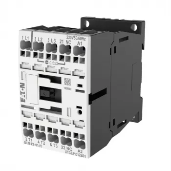 EATON DILM12-01 24V DC contactor, 3-polig, 12 A, 1 NO hulpcontact 199248