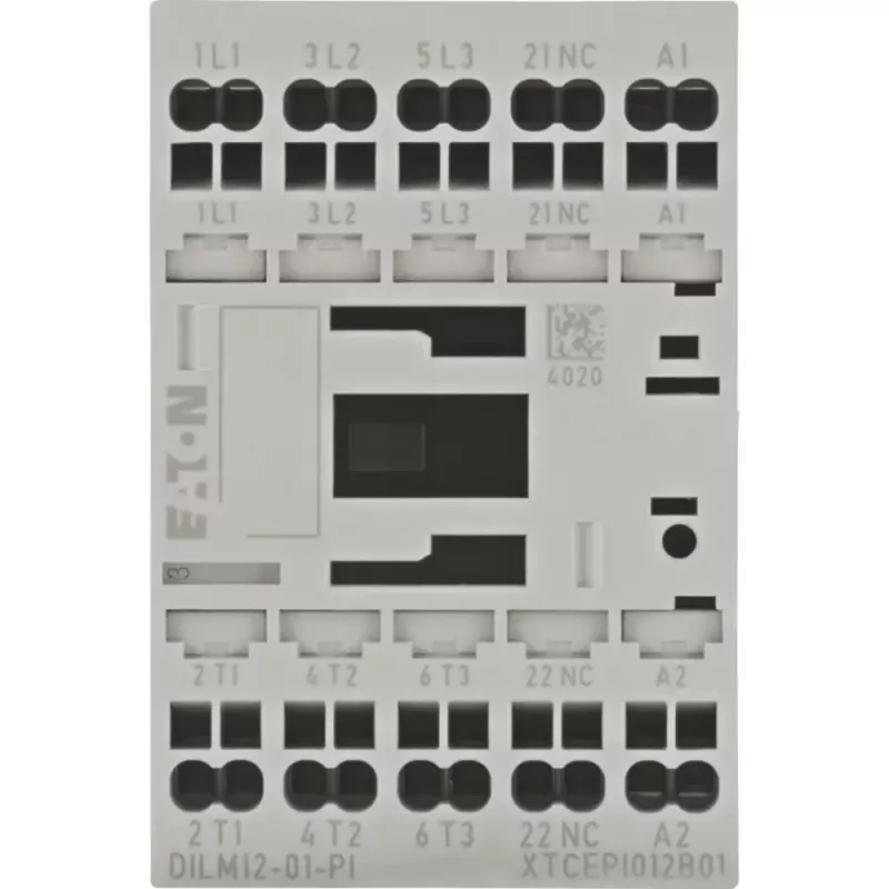 EATON DILM12-01 24V DC contactor, 3-polig, 12 A, 1 NO hulpcontact 199248