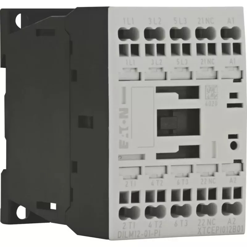 EATON DILM12-01 24V DC contactor, 3-polig, 12 A, 1 NO hulpcontact 199248