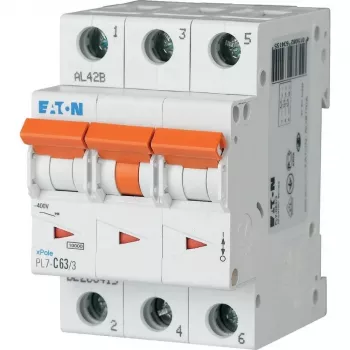 Eaton PXL-C63/3 installatieautomaat 3-polig C 63A 6kA 236432