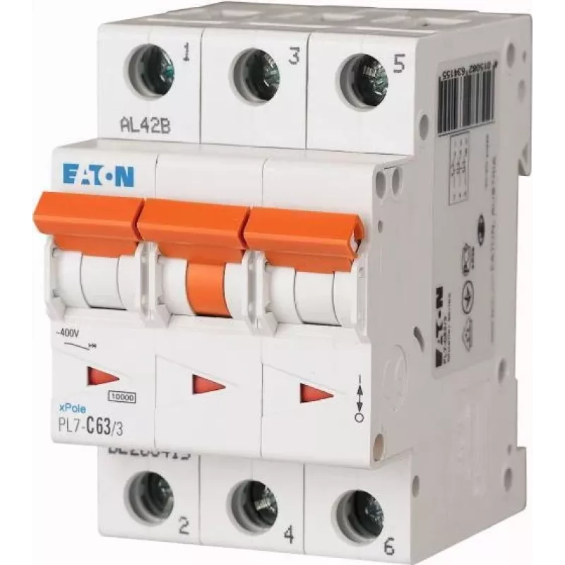 Eaton PXL-C63/3 installatieautomaat 3-polig C 63A 6kA 236432
