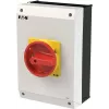 Eaton P3-63/I4/SVB/N 3-polige hoofdschakelaar met noodstopfunctie, 63 A, rood/geel 207349