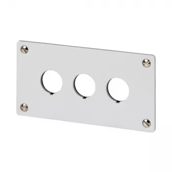 Eaton M22-E3Q aluminium behuizing voor bedieningsstation, grijs, 3 uitsparingen, IP65 216544