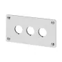 Eaton M22-E3Q aluminium behuizing voor bedieningsstation, grijs, 3 uitsparingen, IP65 216544