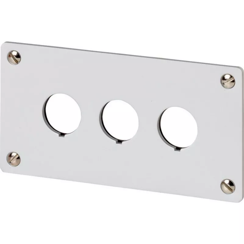 Eaton M22-E3Q aluminium behuizing voor bedieningsstation, grijs, 3 uitsparingen, IP65 216544