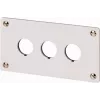 Eaton M22-E3Q aluminium behuizing voor bedieningsstation, grijs, 3 uitsparingen, IP65 216544