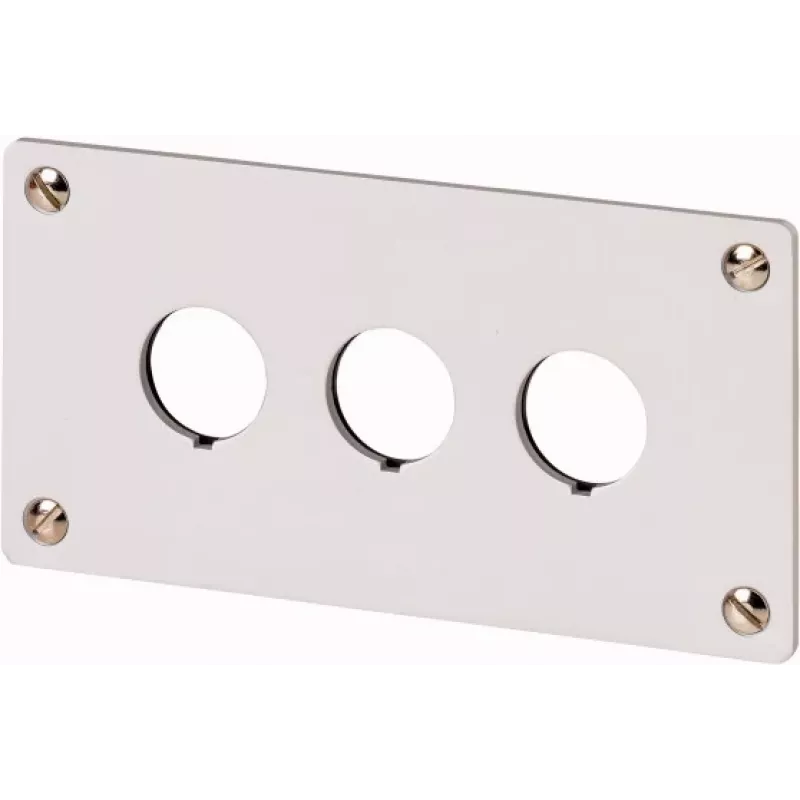 Eaton M22-E3Q aluminium behuizing voor bedieningsstation, grijs, 3 uitsparingen, IP65 216544