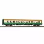 PIKO 28005 H0 Halberstädter middeninstapwagen beige-groen 2e klas DR