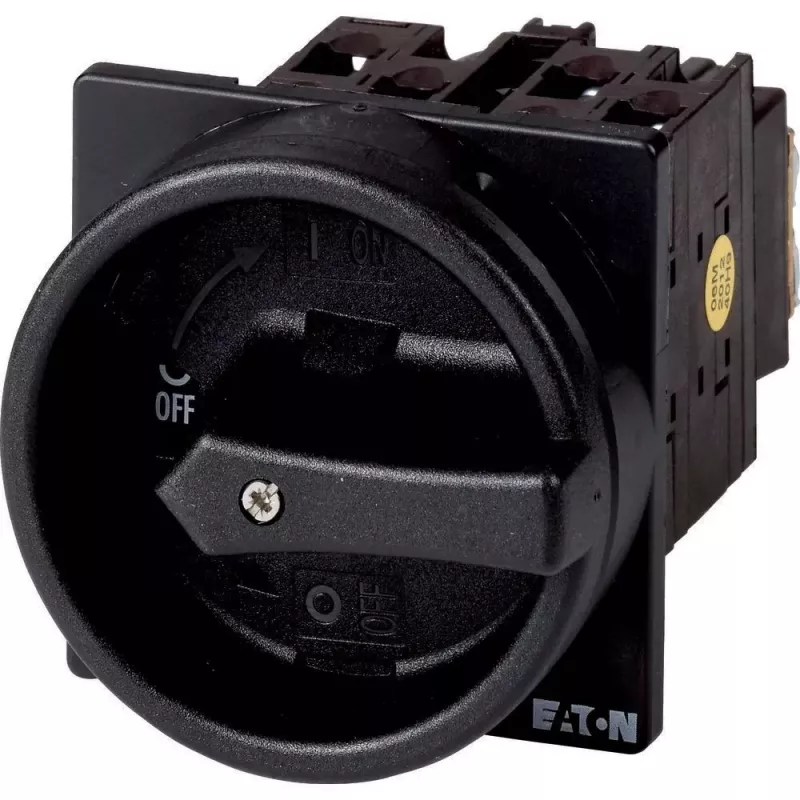 Eaton T0-1-102/EA/SVB-SW afsluitbare nokkenschakelaar 20 A 1-polig 90° zwart