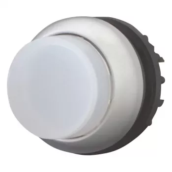 Eaton M22-DRLH-W verlichte drukknop, wit, 1NO, 22,5 mm, 12-30 V AC/DC LED 216788