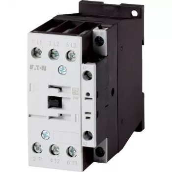 EATON DILM17-10 24V AC 50/60Hz vermogenscontactor, 3-polig, 17A AC-3, 1NO hulpcontact 277008