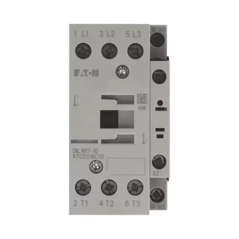 EATON DILM17-10 24V AC 50/60Hz vermogenscontactor, 3-polig, 17A AC-3, 1NO hulpcontact 277008