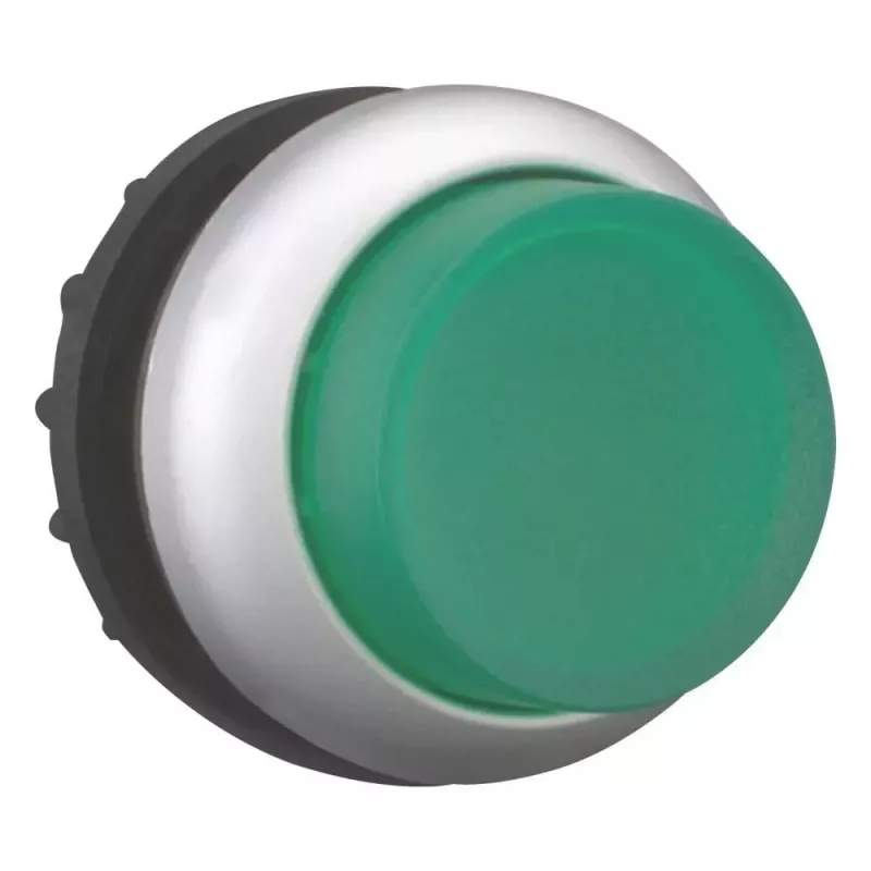 Eaton M22-DRLH-G verlichte drukknop-actuator, verhoogd, groen, blanco 216796