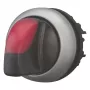 Eaton M22-WLK3-R verlichte draaischakelaar-aandrijving, 3 standen, rode draaiknop, 22,5 mm