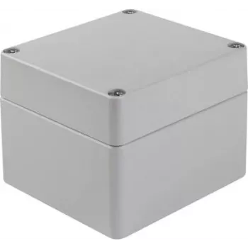Bopla universele behuizing 122 x 120 x 90 mm aluminium zilvergrijs RAL 7001 IP66 01120000.H