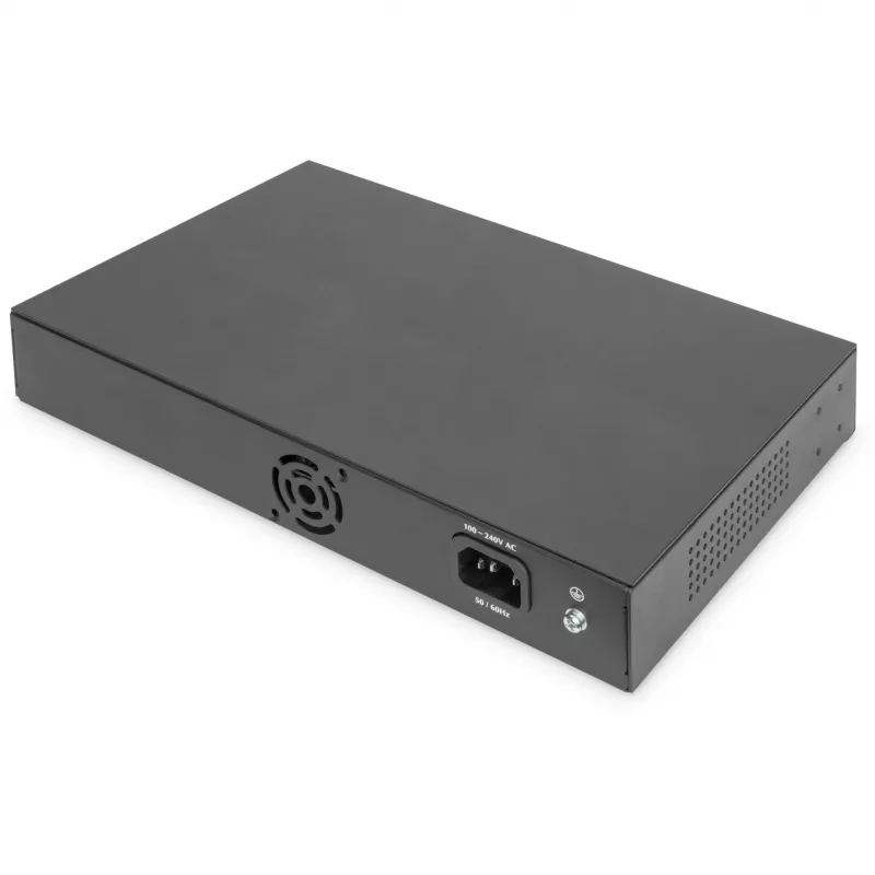 DIGITUS DN-80113-1 24-poorts Gigabit-switch, 19-inch rackmontage, 48 Gbps, unmanaged