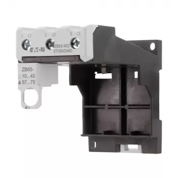Eaton ZB65-XEZ motorbeveiligingsrelais-voet, DIN-rail-/schroefmontage, 3-polig, 690V AC 278474