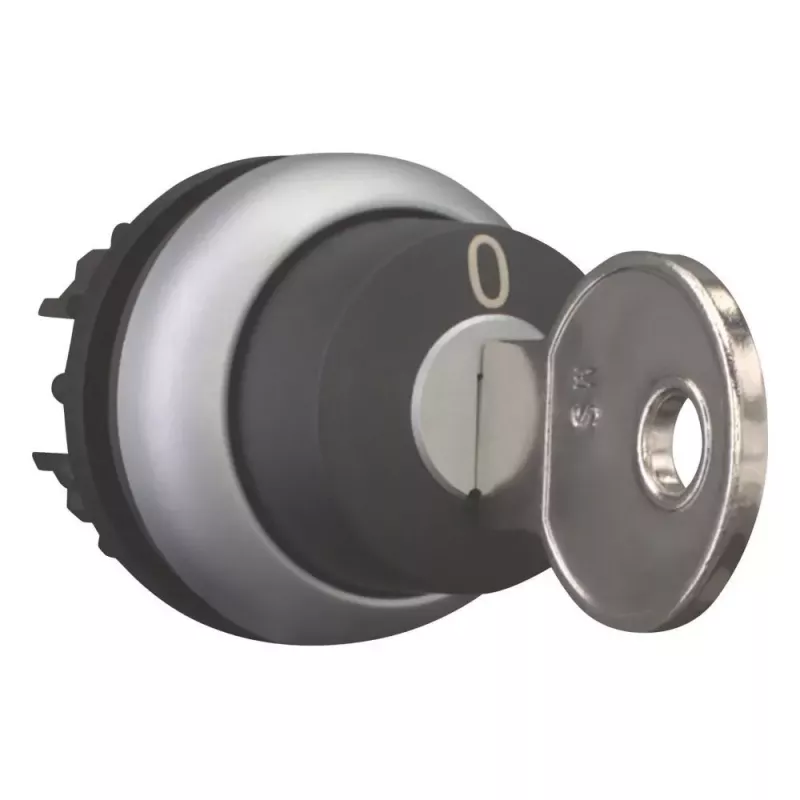 Eaton M22-WRS-MS2 sleutelschakelaar, zwart/titanium 111778