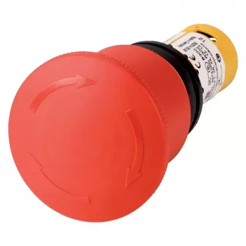 Eaton C22-PVT45P-K11 noodstop-drukknop, 1 NC + 1 NO, trekontgrendeling, IP66/IP67/IP69, rode paddenstoelkop 45 mm 121610