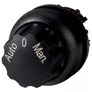 Eaton Moeller M22 3-standen keuzeschakelaar-aandrijving, zwarte kunststof frontring, vergrendelend, 22,5 mm 226839