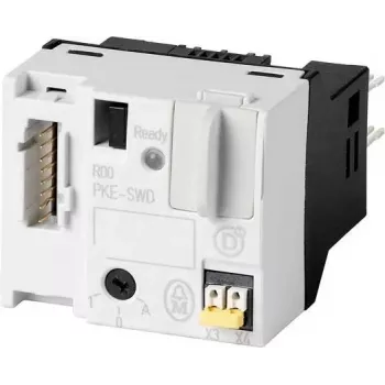 Eaton SmartWire-DT aansluitmodule voor PKE12/32 motorstarter, hand/auto-modus, 24V DC, IP20, zwart 126895