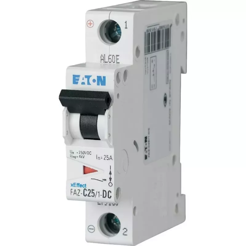 Eaton FAZ-C6/1-DC installatieautomaat, 1-polig, 6 A, type C, DC, 279125
