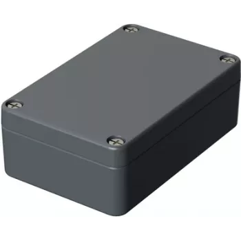 Bopla universele behuizing 98 x 64 x 34 mm aluminium zilvergrijs RAL 7001 A 102 (01102000.MT2)