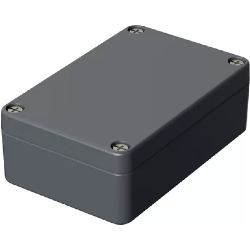 Bopla universele behuizing 98 x 64 x 34 mm aluminium zilvergrijs RAL 7001 A 102 (01102000.MT2)