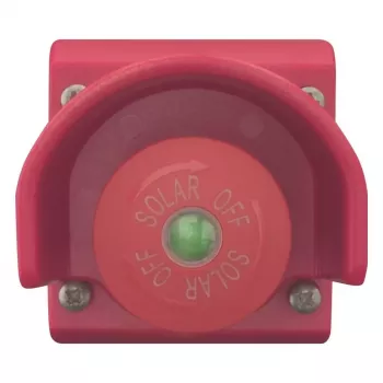 Eaton M22-SOL PV bedieningsschakelaar-lastscheider, 230V AC, 6A, 1NO+1NC, IP67/IP69K, met beschermring 150644