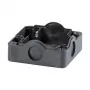 Eaton 229753 grondplaat voor schakelkast, schroefmontage, zwart, 85 x 85 x 101 mm