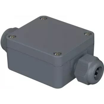 Bopla PK 101-211 universele behuizing, 58 x 64 x 34 mm, polyamide, zilvergrijs RAL 7001 38101200.MT2