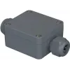 Bopla PK 101-211 universele behuizing, 58 x 64 x 34 mm, polyamide, zilvergrijs RAL 7001 38101200.MT2