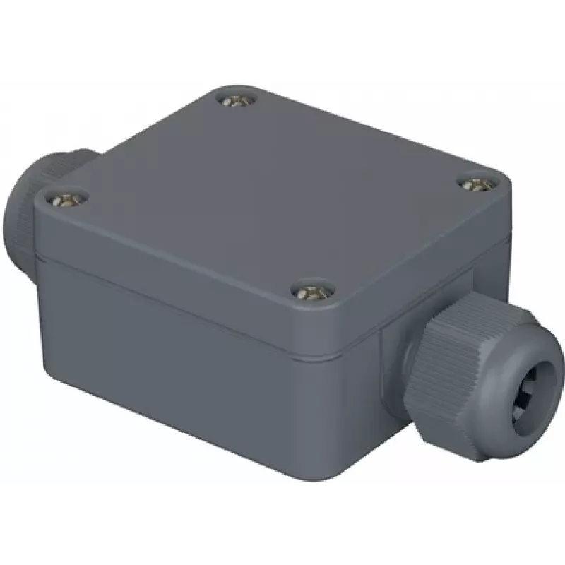 Bopla PK 101-211 universele behuizing, 58 x 64 x 34 mm, polyamide, zilvergrijs RAL 7001 38101200.MT2