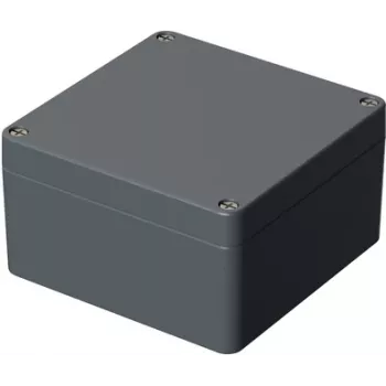 Bopla universele behuizing 160 x 160 x 90 aluminium zilvergrijs (RAL 7001) A 125 01125000.H