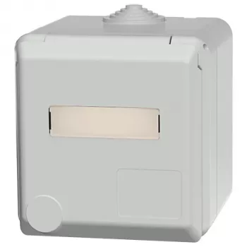 MENNEKES Cepex wandcontactdoos 16A 5-polig 6h 400V IP44 rood 4135