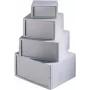 Bopla universele behuizing 85 x 81 x 40 mm polystyreen lichtgrijs RAL 7035 U 85 26085000