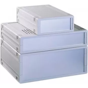 Bopla ULTRAMAS UM32009L+2X FP30009 desktopbehuizing, ABS, lichtgrijs, 157,5 x 62,2 x 199 mm 55320000.MT6