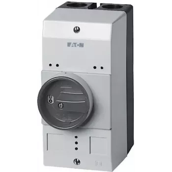 Eaton CI-PKZ0-GM lege behuizing met draaischakelaar, 158 x 80 x 126 mm, zwart/grijs 260089