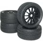 Reely 1:8 buggy compleetwielen Street 10-spaaks zwart 4 stuks (RA093SBA1)
