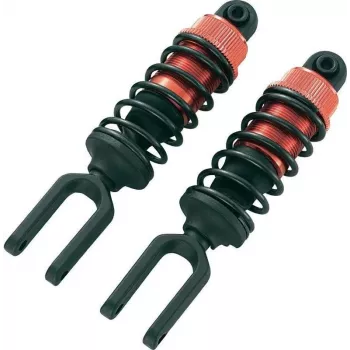 Reely oliegevulde schokdemper rood met tuningveren lengte 125 mm 1 paar (112243C)