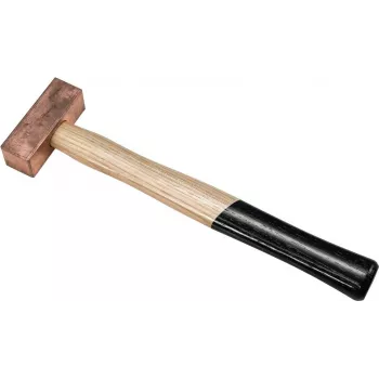 ACCESSOIRE koperen hamer 500g, 310mm hickory steel, vonkvrij, Soft-Face 78020340