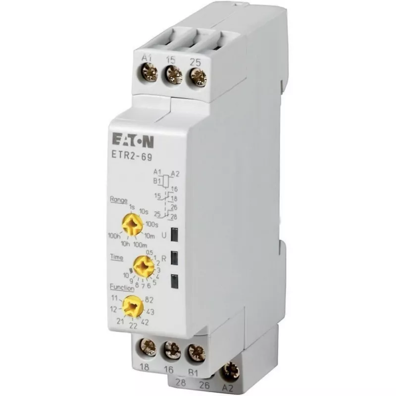 EATON multifunctioneel tijdrelais 0,5s-100h ETR2-69 (262689)