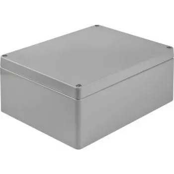 Bopla A-serie universele behuizing 400 x 230 x 111 mm, aluminium, zilvergrijs RAL 7001 01168000.H