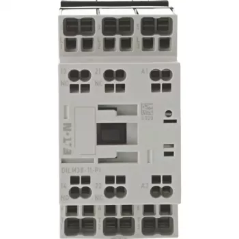 Eaton DILM38-11(RDC24) 3-polig relais, 38 A AC-3, 24 V DC spoel, 1NO+1NC 199298